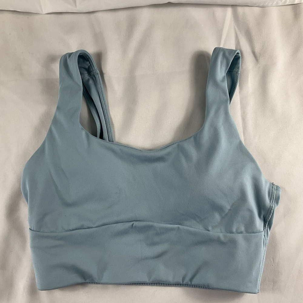 Gymshark Size Small Active Women's Long Line Sports Bra Teal Blue/Green
